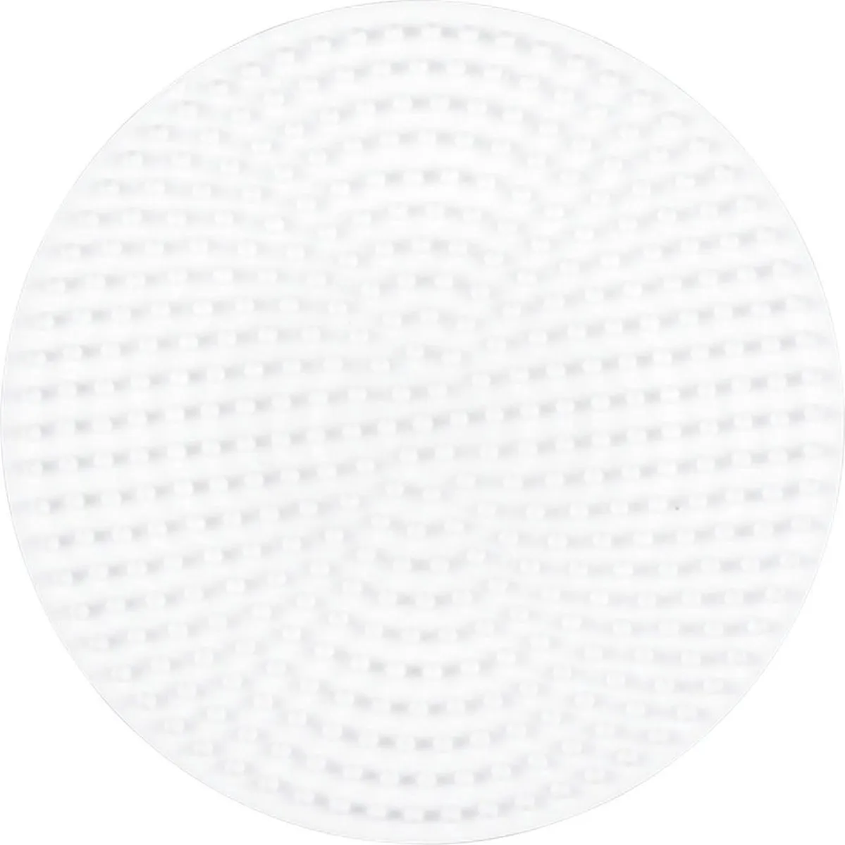 Hama Strijkkralen Grondplaat Rond Medium Wit