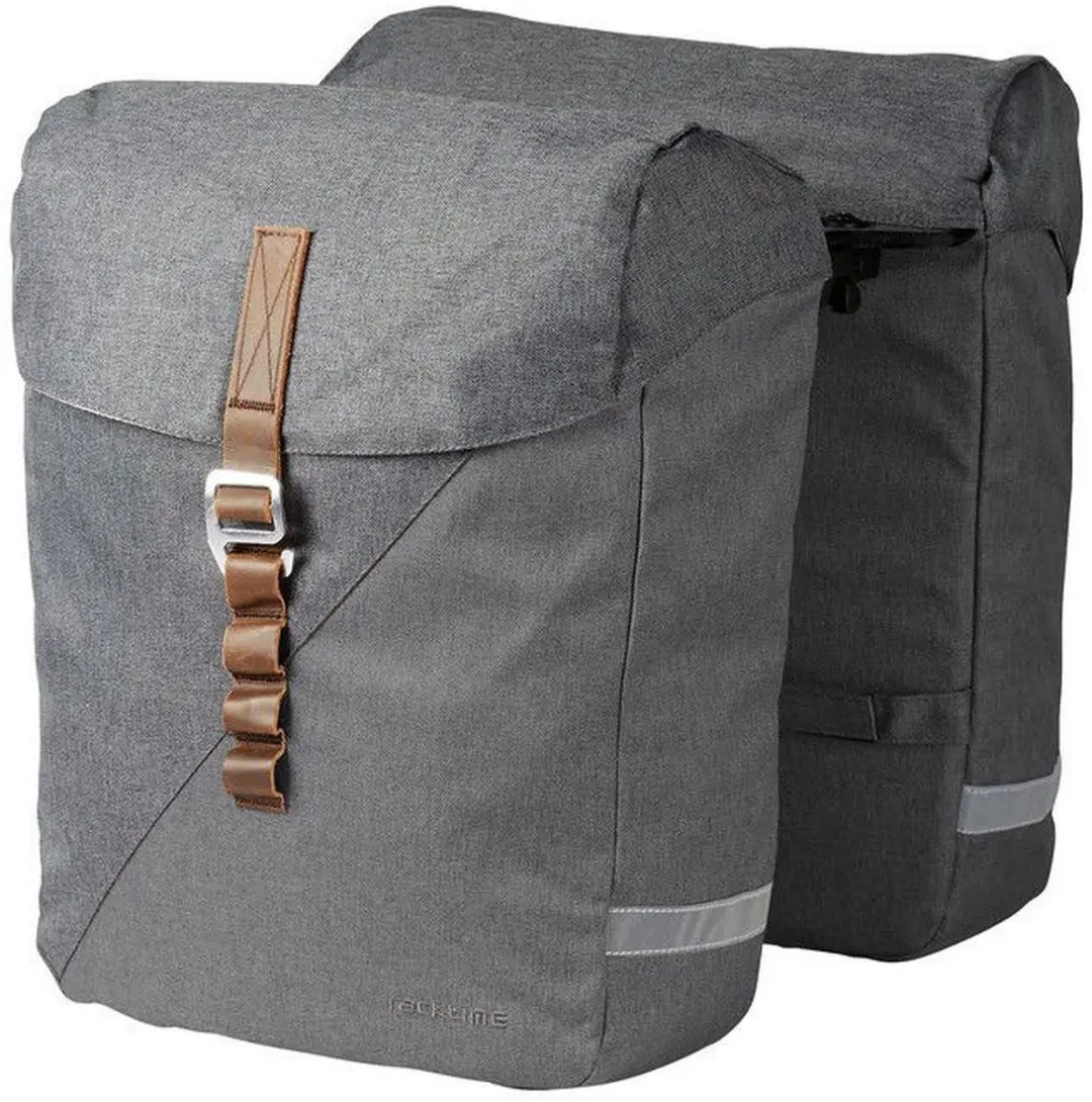 Racktime Heda 2.0 Dubbele Fietstas 24L Dust Grey