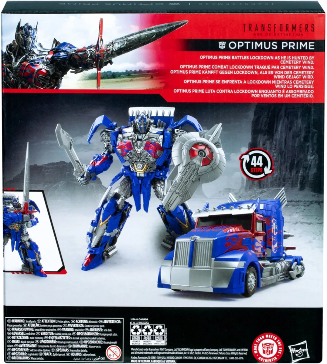 Transformers Age of Extinction Studio Series Optimus Prime Action Figuur 21cm - Multi