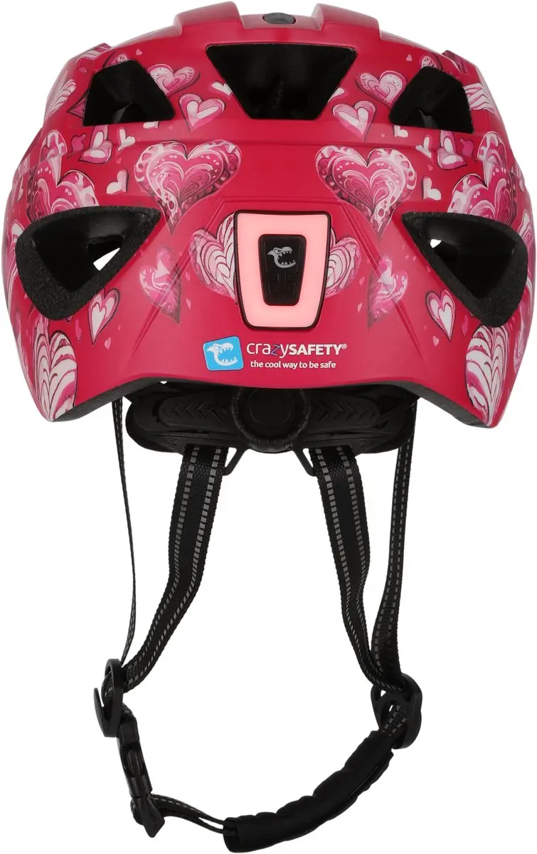 Crazy Safety Cool Heart Kinderhelm M Rood - afbeelding 3 van 6