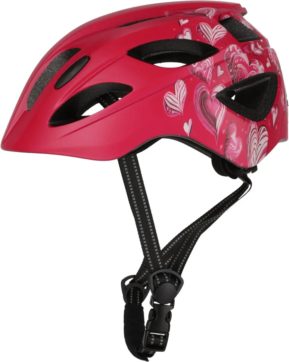 Crazy Safety Cool Heart Kinderhelm M Rood - afbeelding 5 van 6
