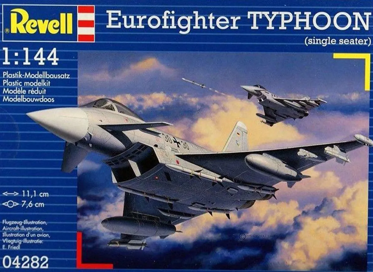 Revell 04282 Eurofighter Typhoon Modelbouwpakket 1:144 - Multi