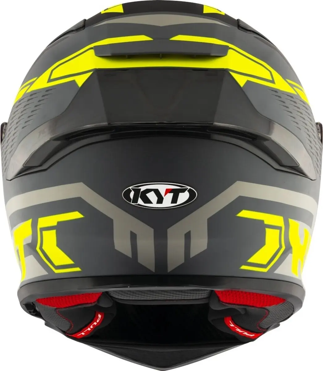 Kyt R2R Octane Integraalhelm Geel - afbeelding 6 van 6