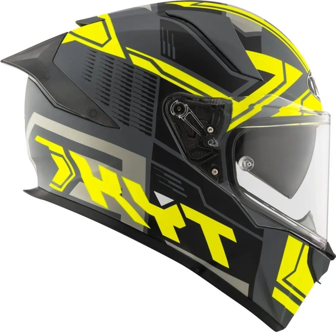 Kyt R2R Octane Integraalhelm Geel - afbeelding 5 van 6