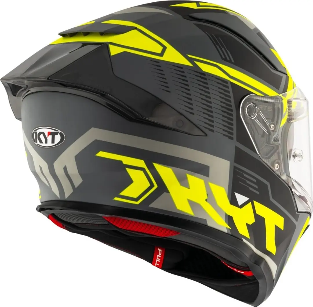 Kyt R2R Octane Integraalhelm Geel - afbeelding 4 van 6