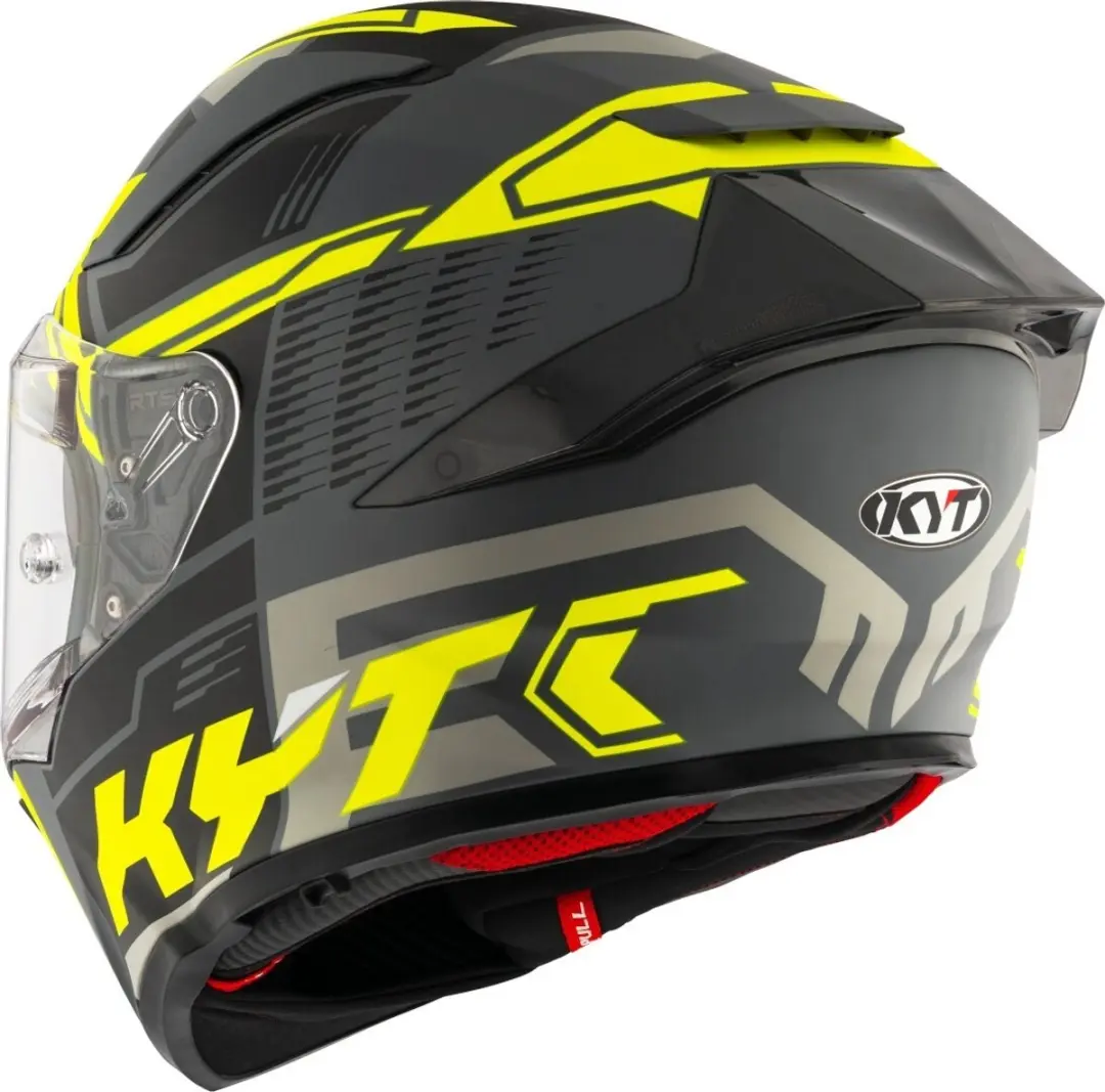 Kyt R2R Octane Integraalhelm Geel - afbeelding 3 van 6