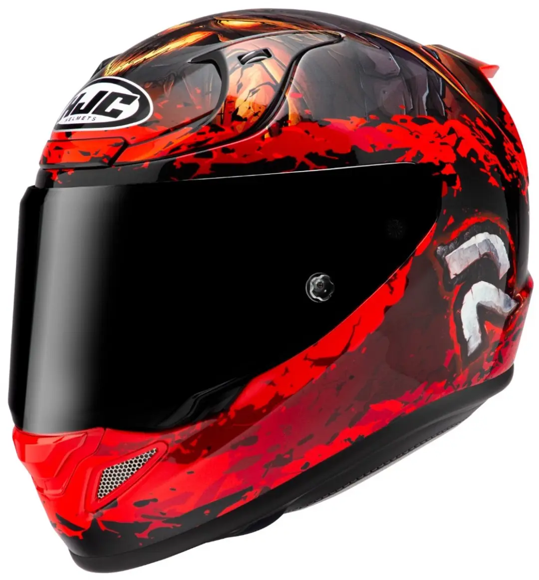 HJC RPHA 12 Diablo Blizzard Zwart Rood Integraalhelm