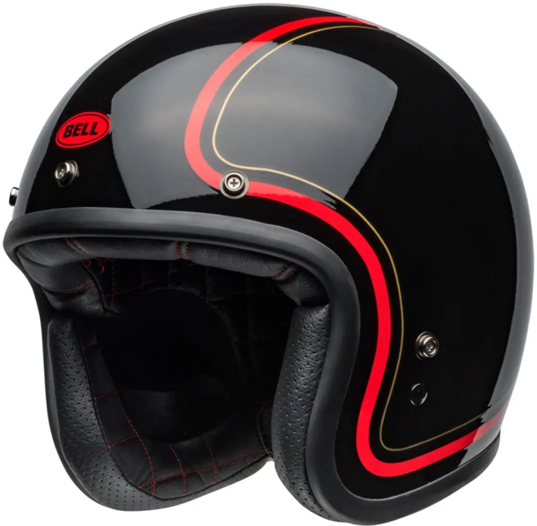 Bell Custom 500 Chief Gloss Zwart Jethelm