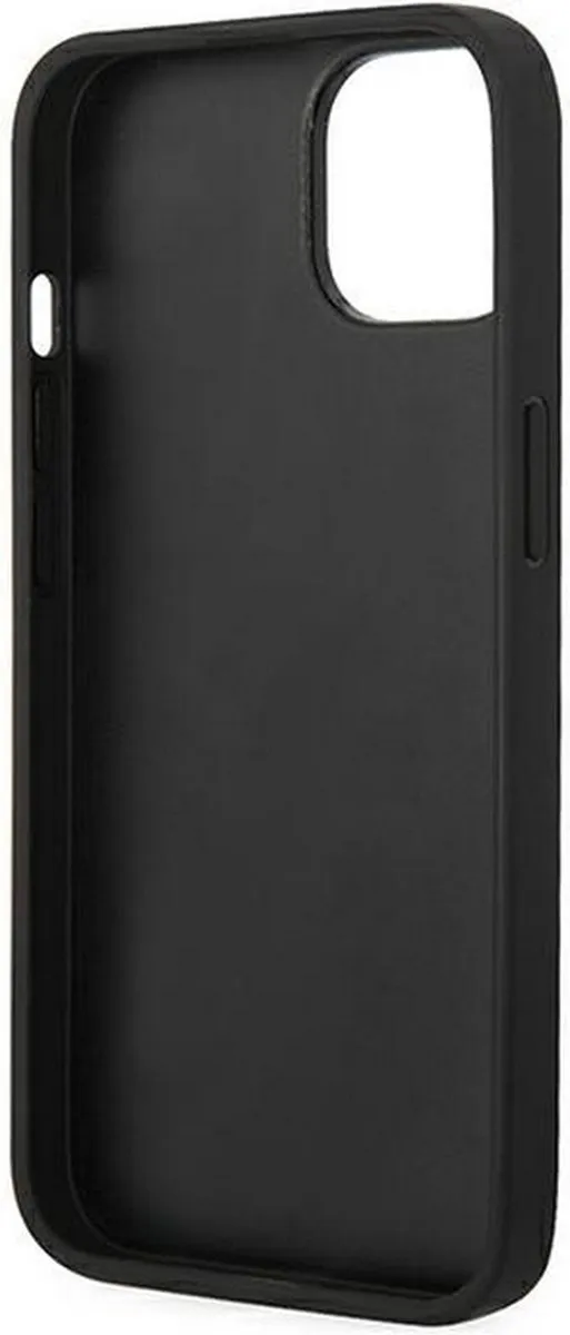 Ferrari Smooth Carbon Hoesje iPhone 14 Plus - Rood