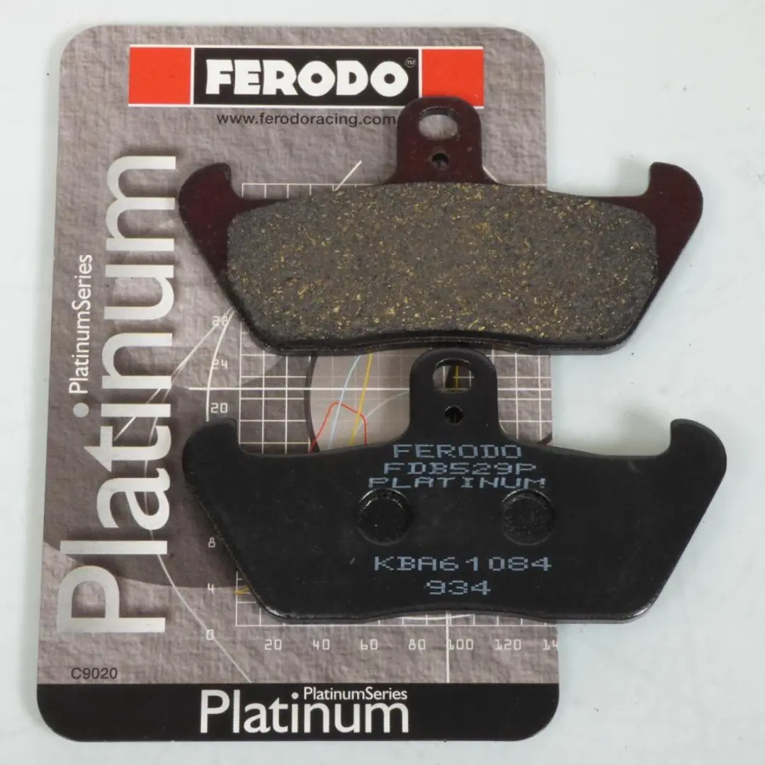 Plaquette de frein Ferodo pour Moto Cagiva 350 W12 1993 à 1995 2N / AV Neuf