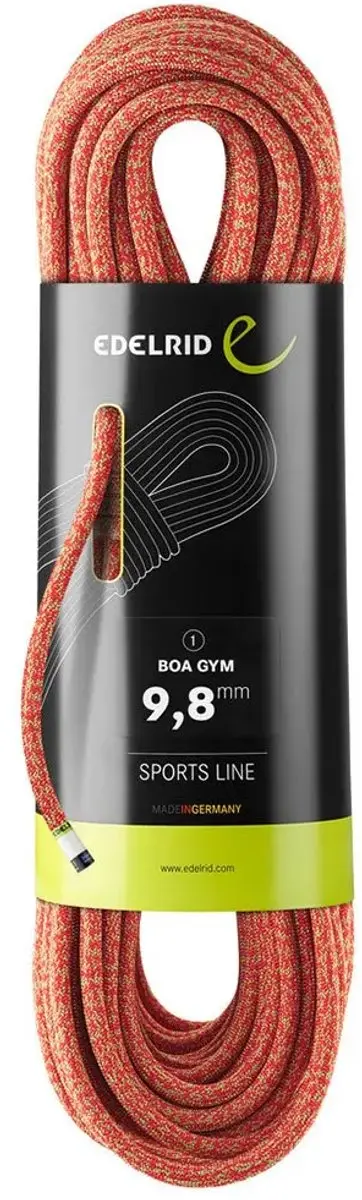 Edelrid Boa Gym 9.8mm touw - 50m - Rood - afbeelding 2 van 2