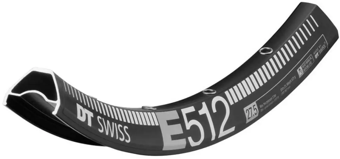 DT Swiss E 512 Disc velg zwart Uitvoering 28-gaats