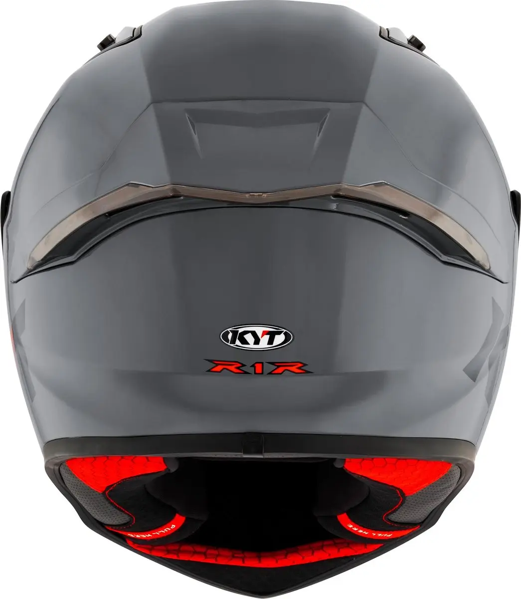 KYT R1R Plain Helm - Grijs/antraciet XS - afbeelding 5 van 6