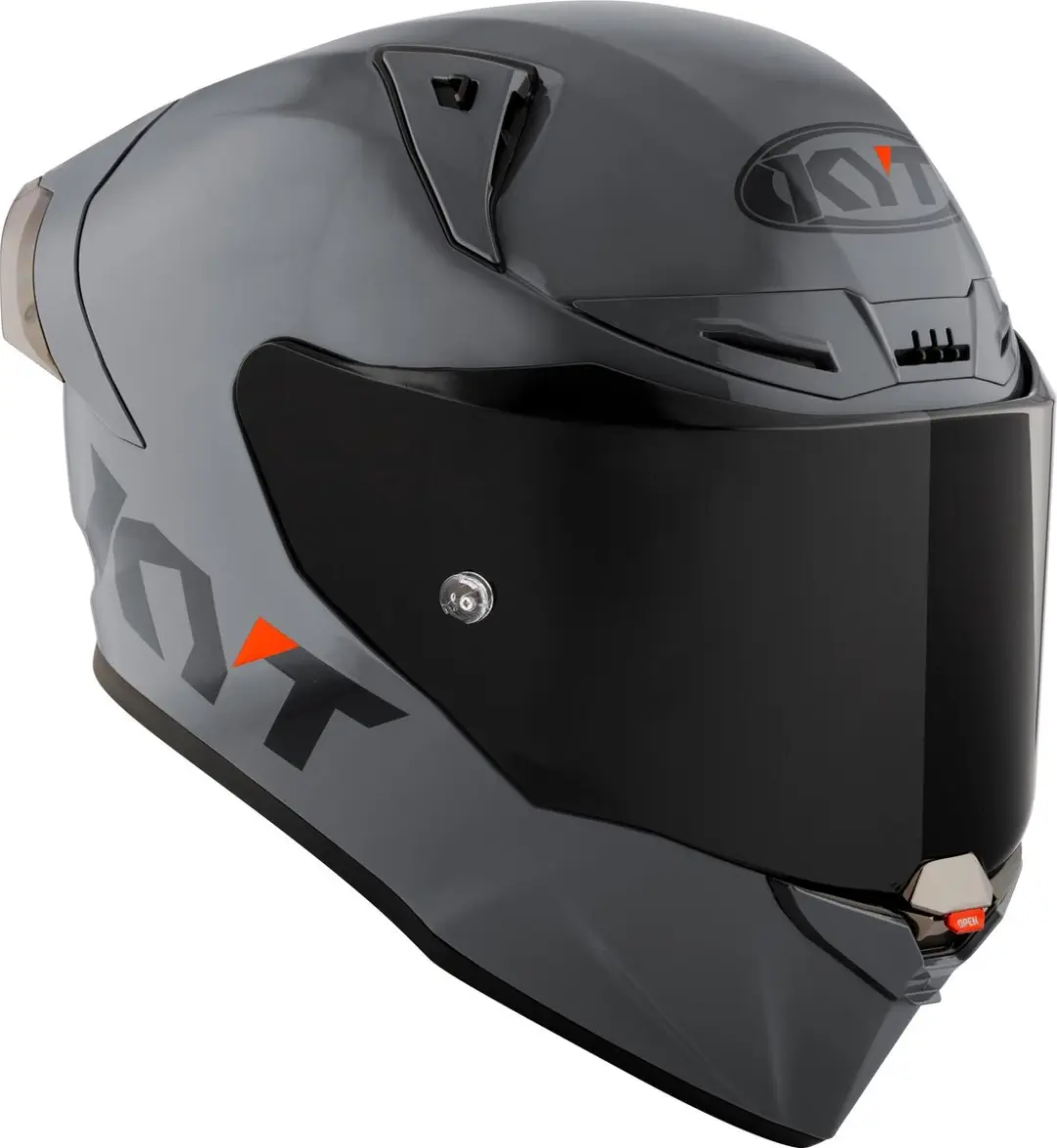 KYT R1R Plain Helm - Grijs/antraciet XS - afbeelding 3 van 6