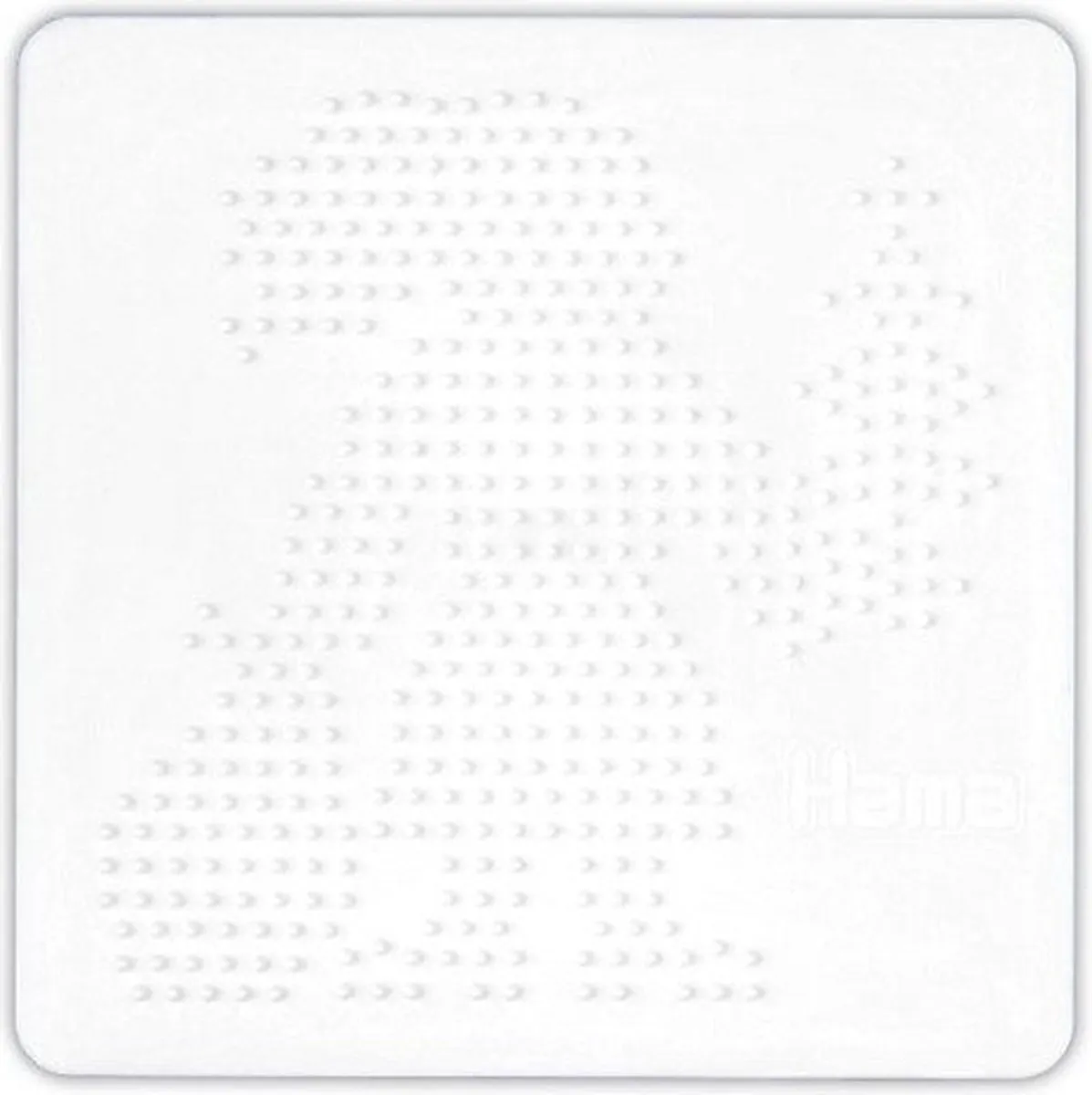 Hama Strijkkralen Grondplaat Kerstman Wit - afbeelding 6 van 6