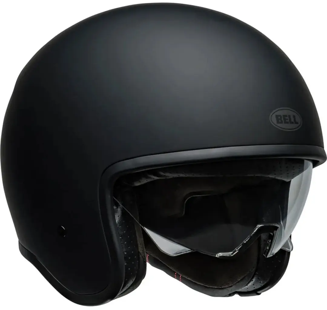 Bell Tx 501 Mat Zwart Open Face Helm