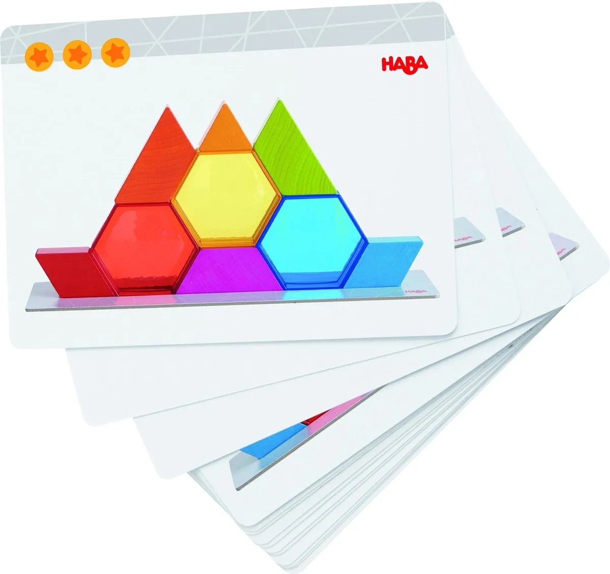 Haba Stapelspel Kleurenkristallen - 15 Stenen - Multicolor