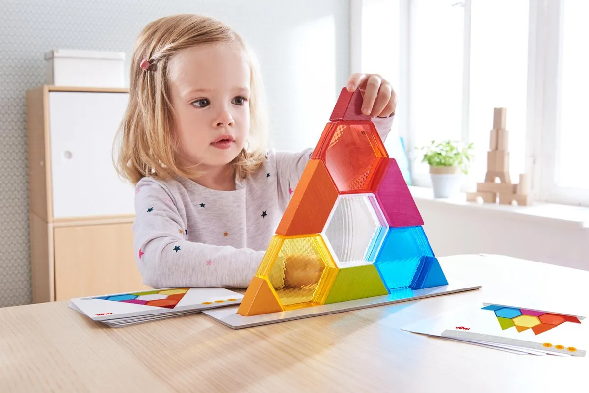 Haba Stapelspel Kleurenkristallen - 15 Stenen - Multicolor