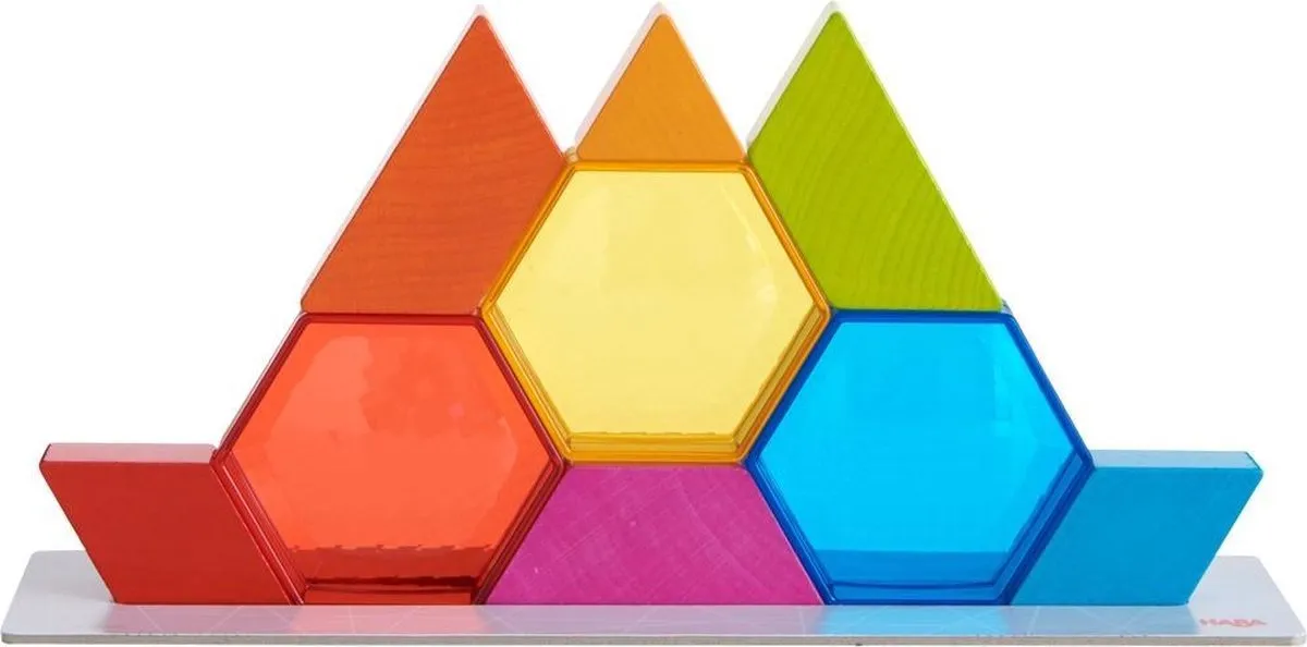 Haba Stapelspel Kleurenkristallen - 15 Stenen - Multicolor