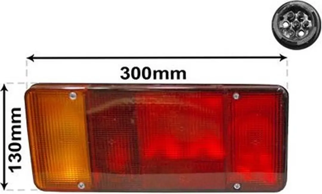 Achterlicht links Iveco Daily Iii Open Laadbak/ Chassis. Model: 1998-03