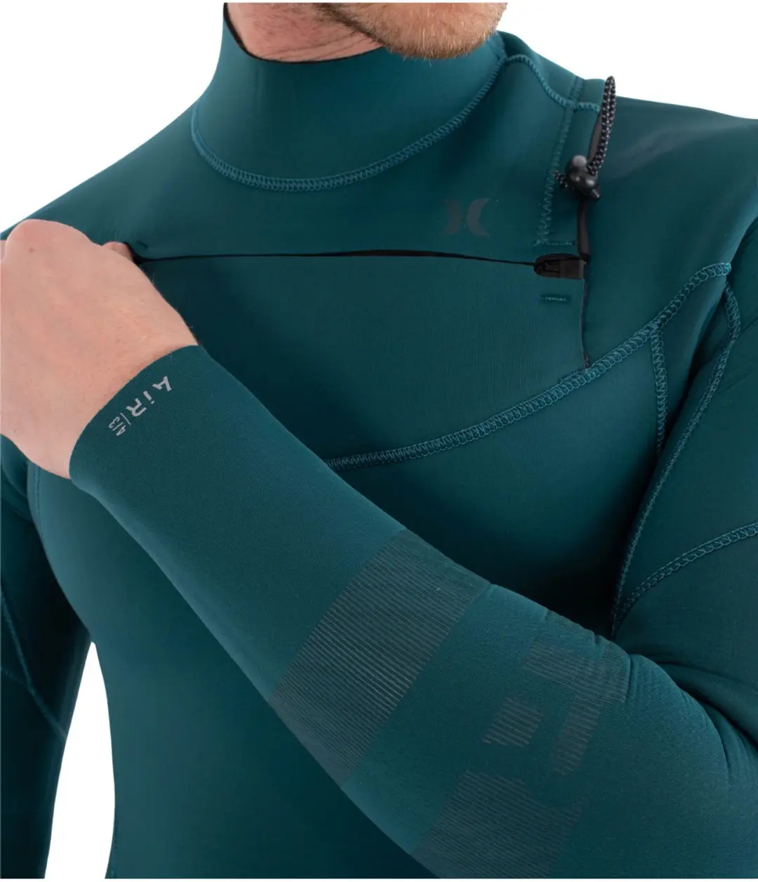 2026 Hurley Heren Air 3/2mm Borst Ritssluiting Wetsuit