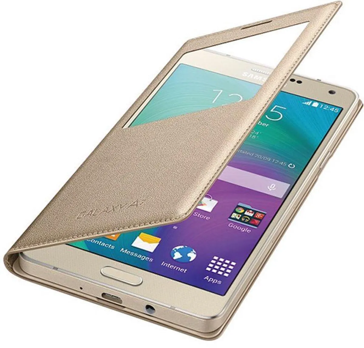 Samsung EF-CA700BF S-View Flip Cover - Gold