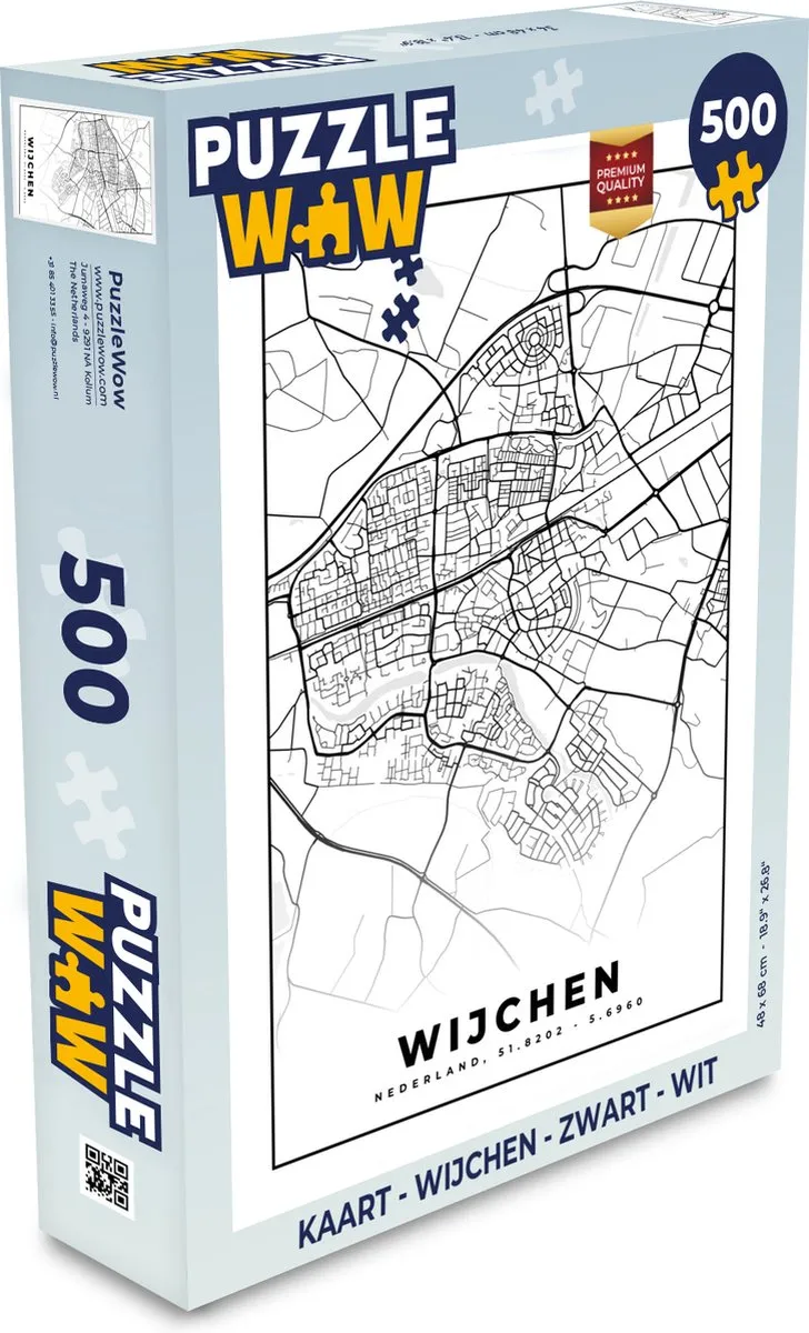 PuzzleWow Wijchen Legpuzzel 500 Stuks