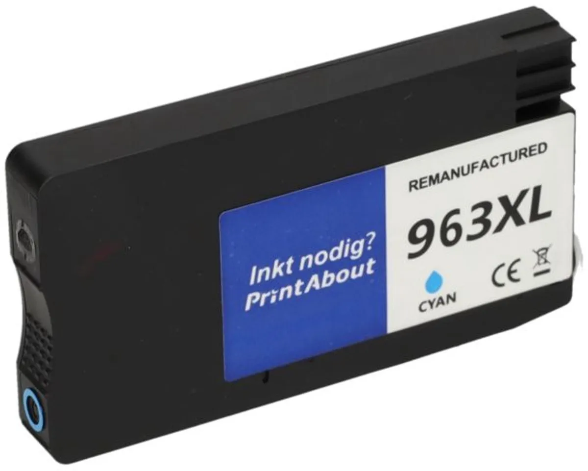 PrintAbout 963XL Inktcartridge Cyaan 25.5ml