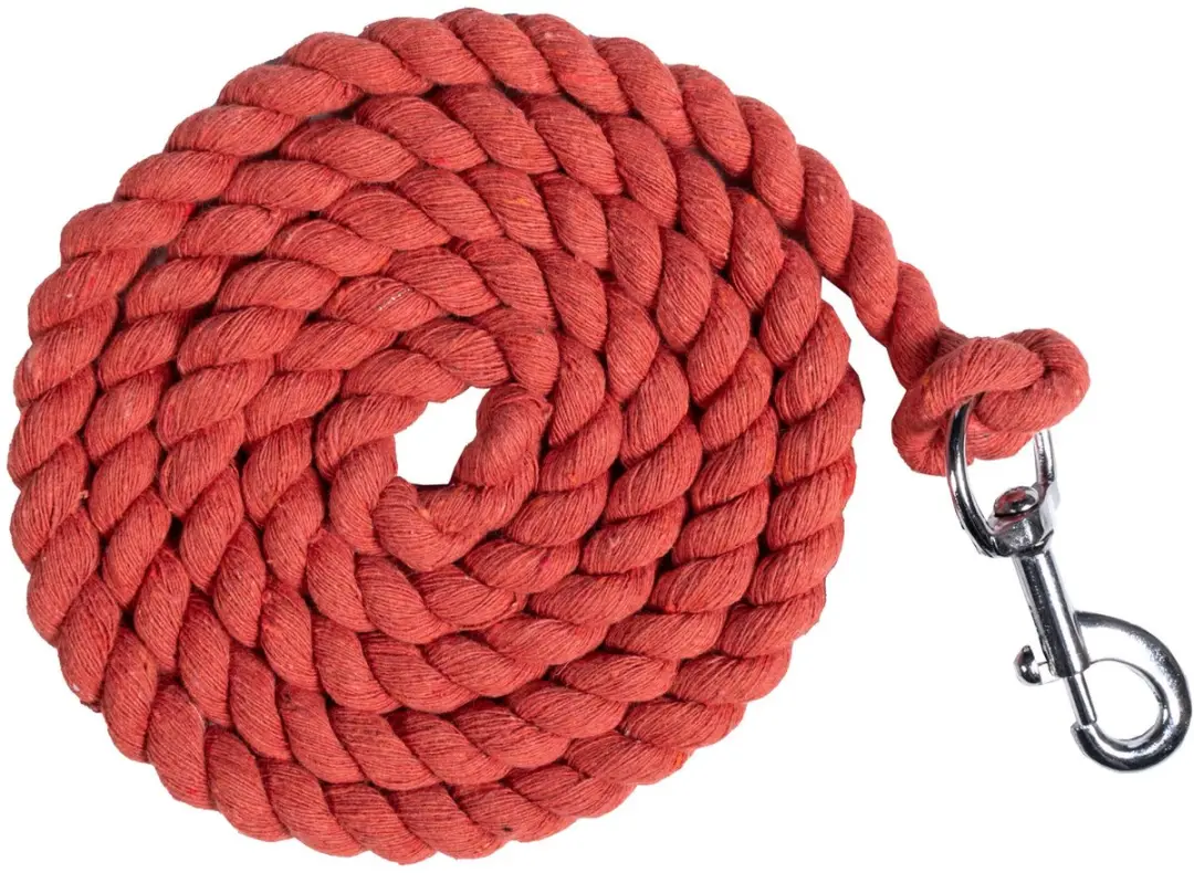 Halstertouw Cotton met karabijnhaak