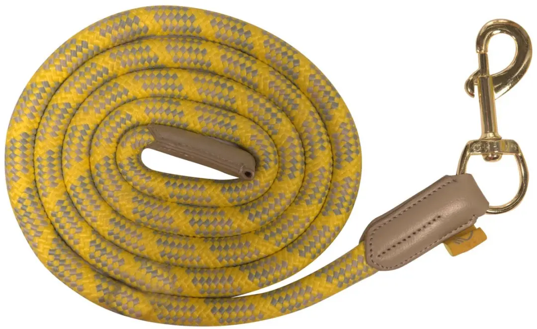 Halstertouw Limone met karabijnhaak