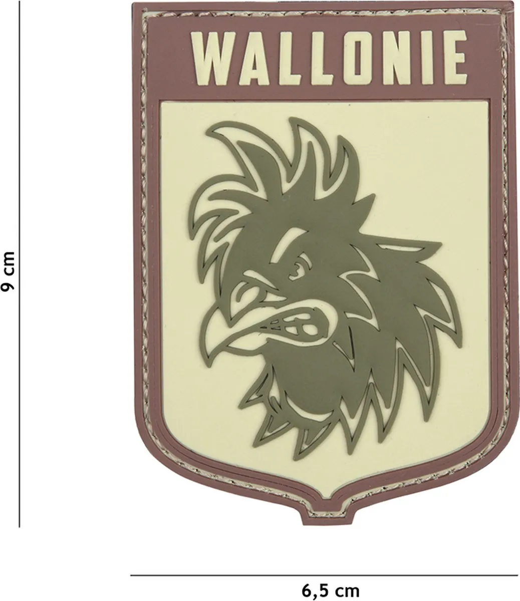 101 Inc Embleem 3D PVC Wallonie