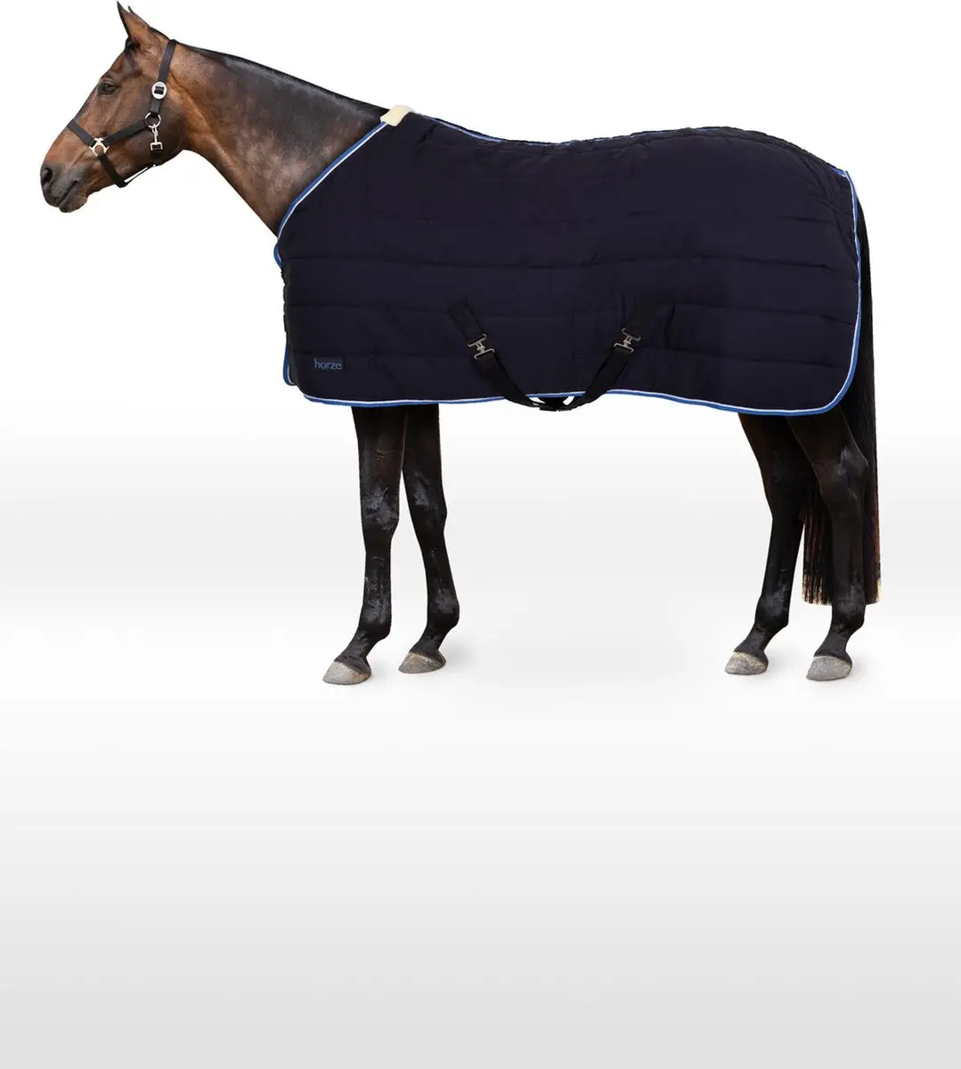 Horze Glasgow Staldeken / Onderdeken, 200 gram, Dark Blue,