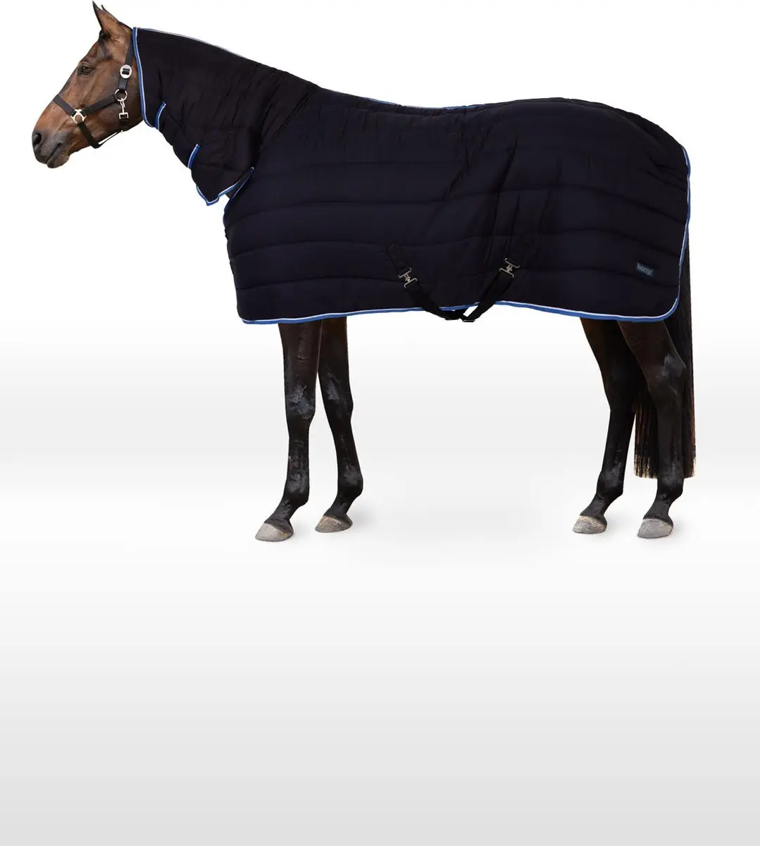 Horze Glasgow Staldeken / Onderdeken, Hele hals, 250 gram, Dark Blue,