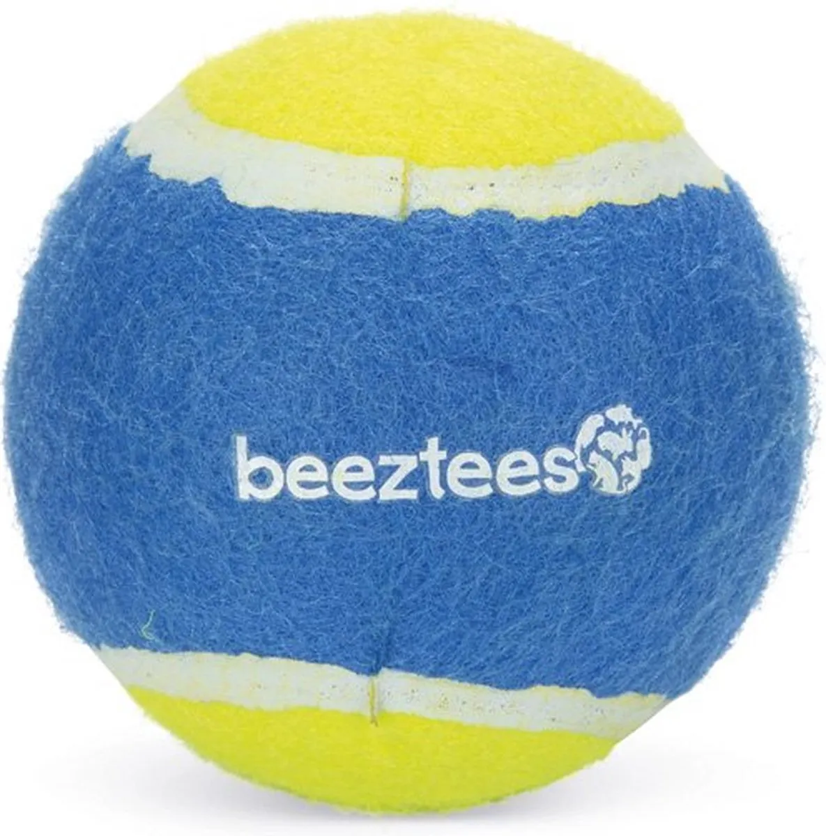 Beeztees Fetch Tennisbal Blauw/Geel 10cm