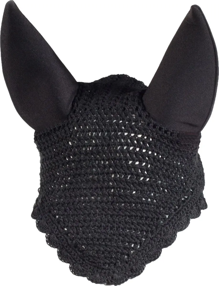 Horze Silent Oornetje, Black, Warmblut