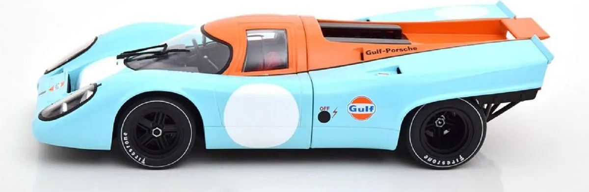 Porsche 917K #22 CMR Classic Model Replicars 1:18 - Lichtblauw/Oranje