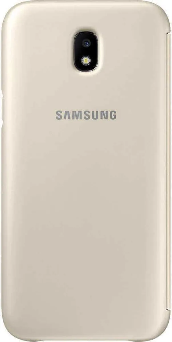 Samsung Flip Wallet Hoes - Goud - Galaxy J5 2017