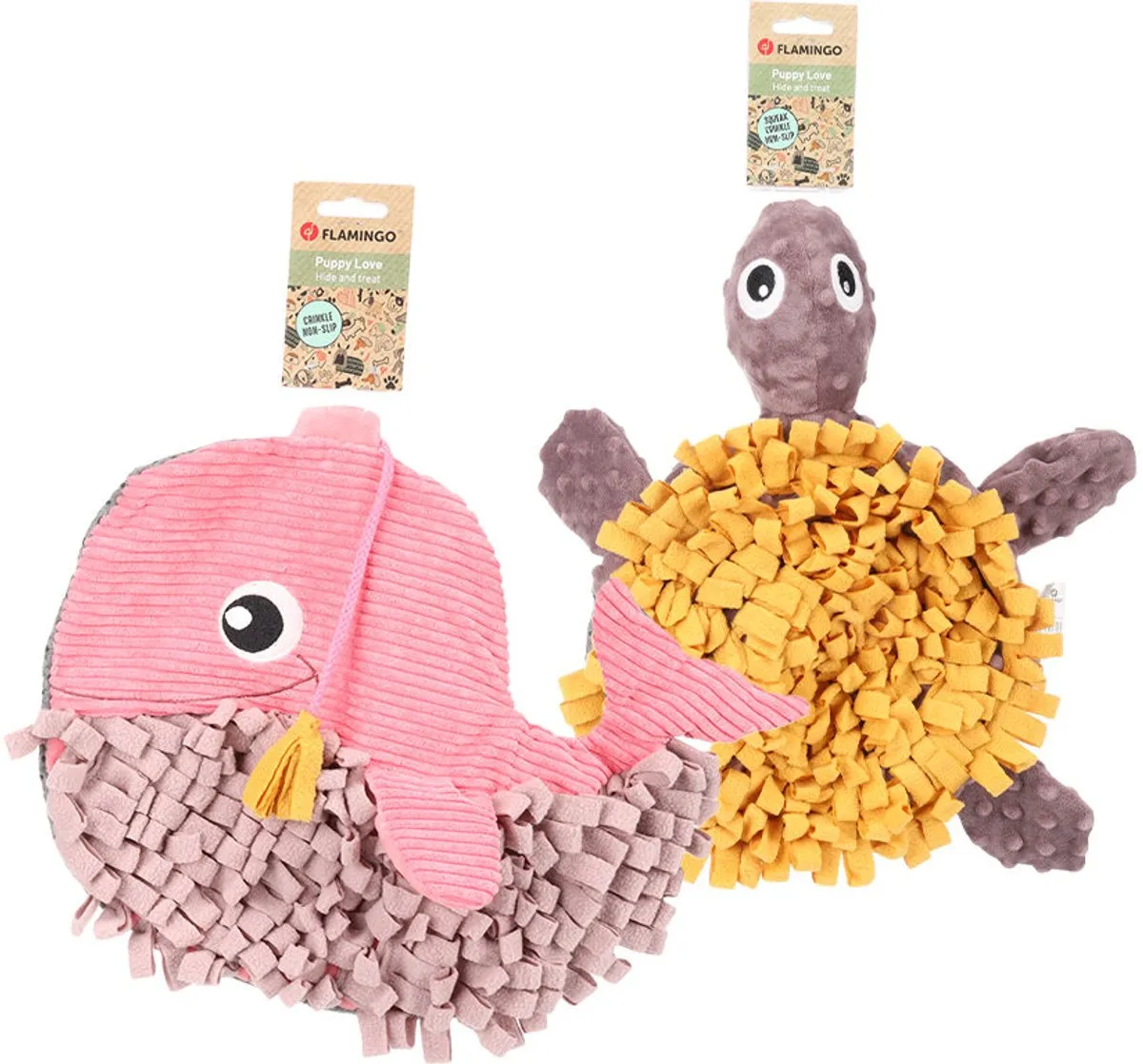 Flamingo Snuffelmat Morgano Schildpad - Oker