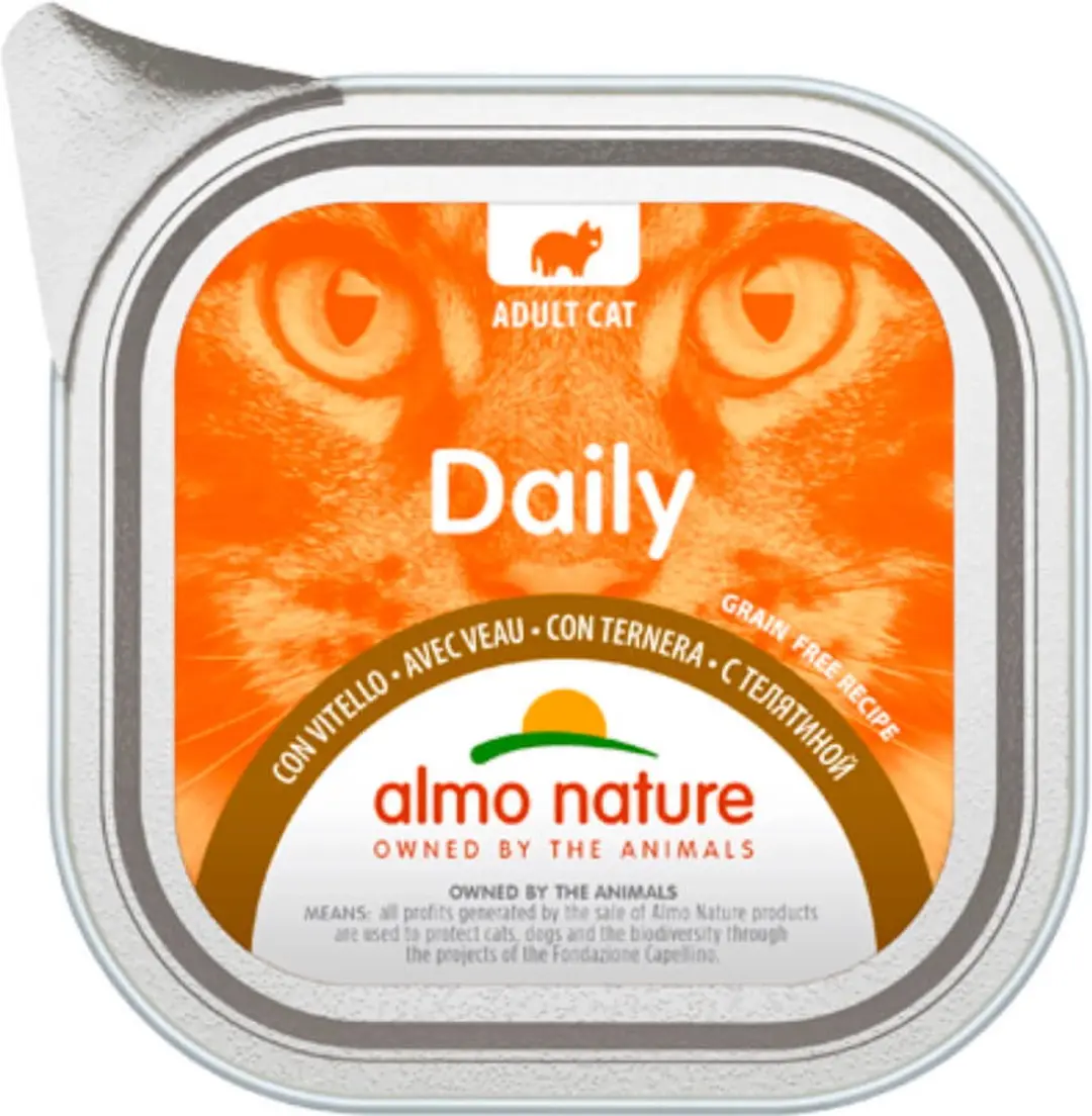 Almo Nature Daily kattenvoer kalf 100g