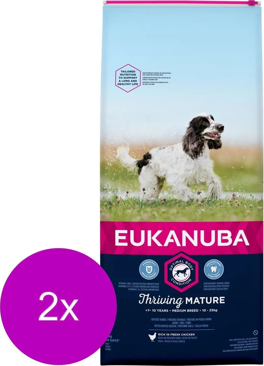 Eukanuba Thriving Mature Medium Breed Kip