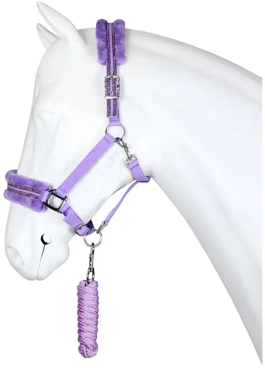 Horka Angel Halsterset Cob Paars - afbeelding 6 van 6