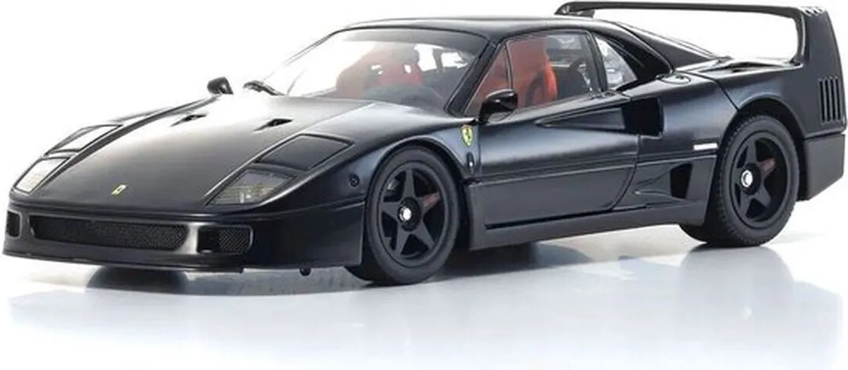 Ferrari F40 Kyosho 1:18 Modelauto - Zwart