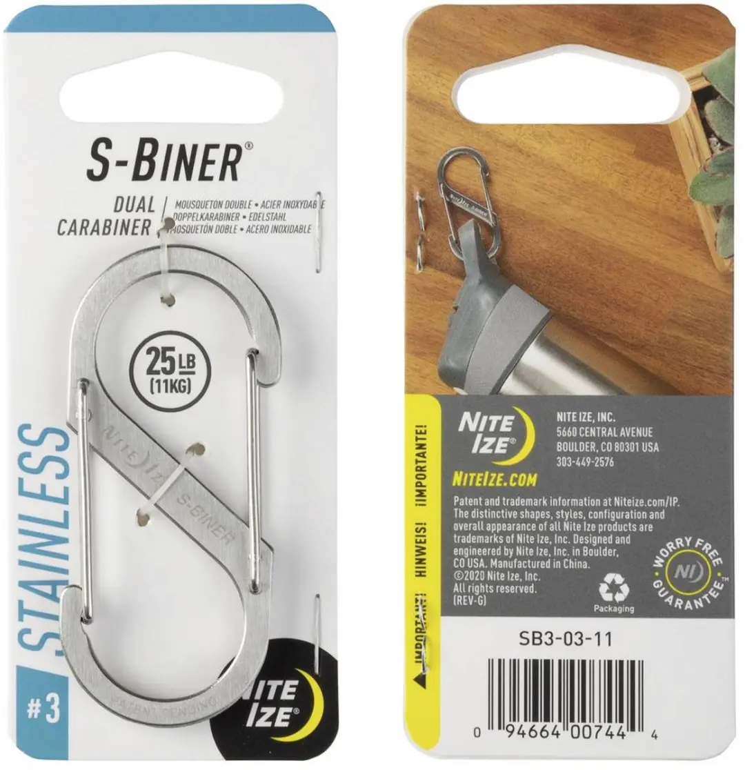 Nite Ize S-Biner Gr. 3 NI-SB3-03-11 Karabijn - afbeelding 3 van 6