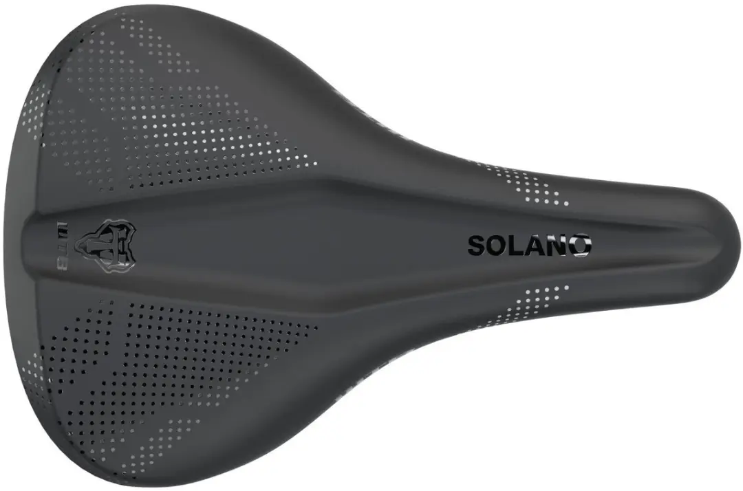 Merkloos Titanium Fietszadel Breed