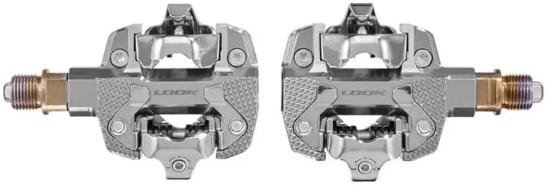 Look X-track Power Dual Pedalen Zilver
