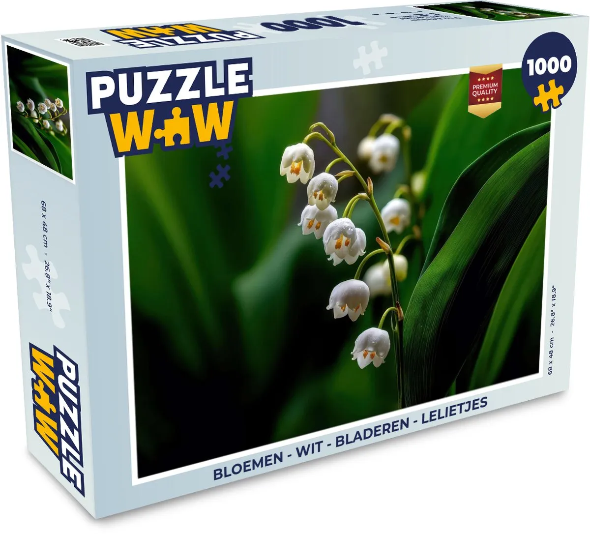 PuzzleWow Bloemen Legpuzzel 1000 Stuks