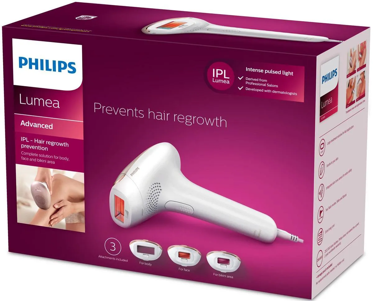 Philips Lumea Advanced SC1999/00 IPL Ontharingsapparaat - 250.000 Flitsen - Wit - afbeelding 6 van 6