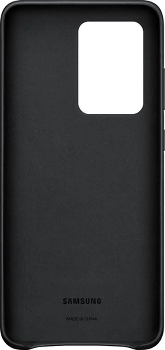 Samsung Leather Hoesje Galaxy S20 Ultra - Zwart - 8806090266058