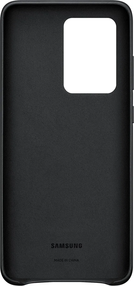 Samsung Leather Hoesje Galaxy S20 Ultra - Zwart - 8806090266058