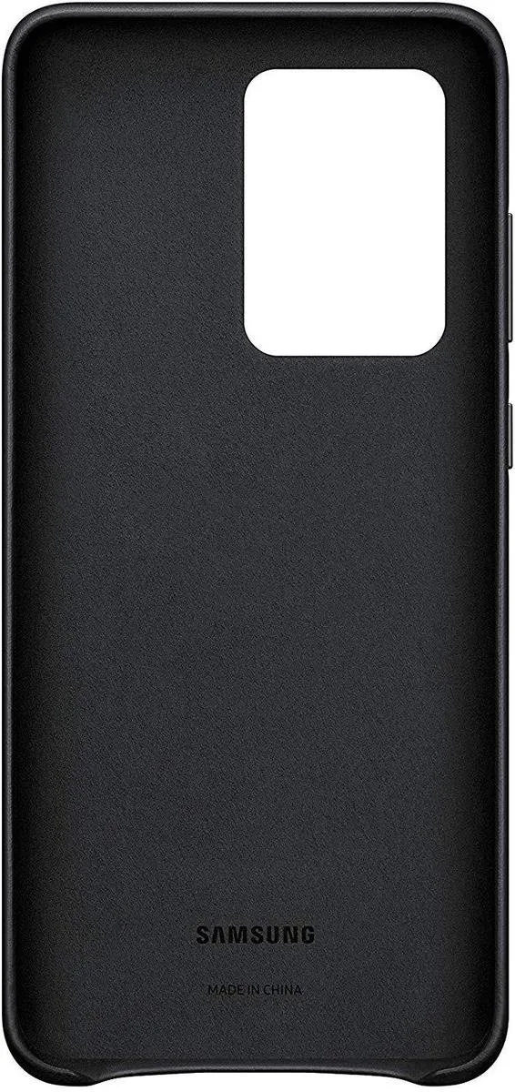 Samsung Leather Hoesje Galaxy S20 Ultra - Zwart - 8806090266058